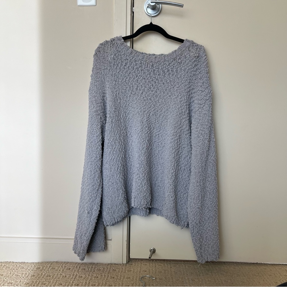 Divided Heather Gray Women's Crew Neck Sweater
